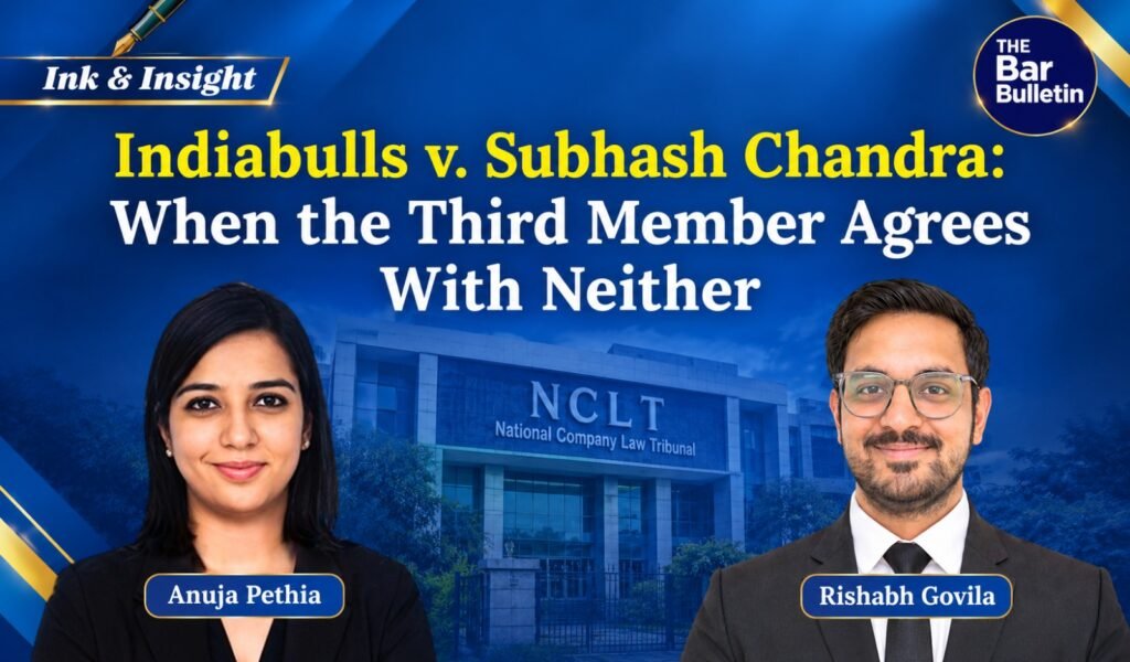 Third Member NCLT Reference