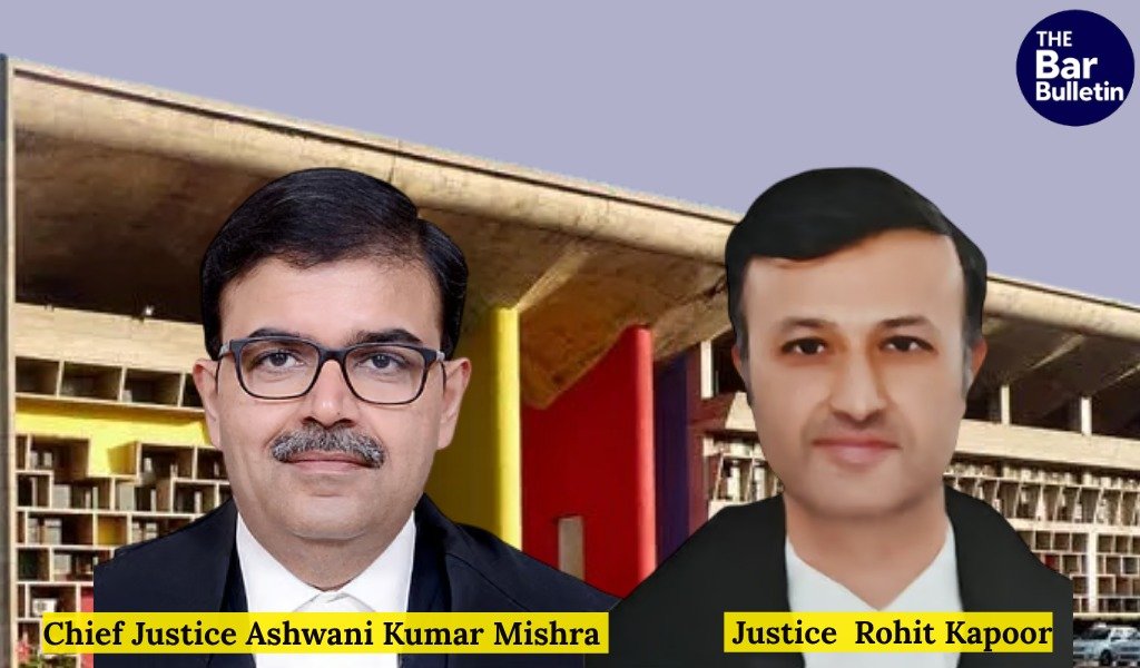 Chief Justice Ashwani Kumar Mishra and Justice Rohit Kapoor