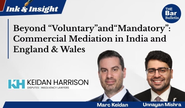 Commercial Mediation in India England