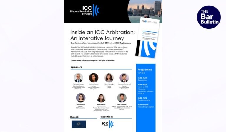 ICC Arbitration Session Mumbai 2026