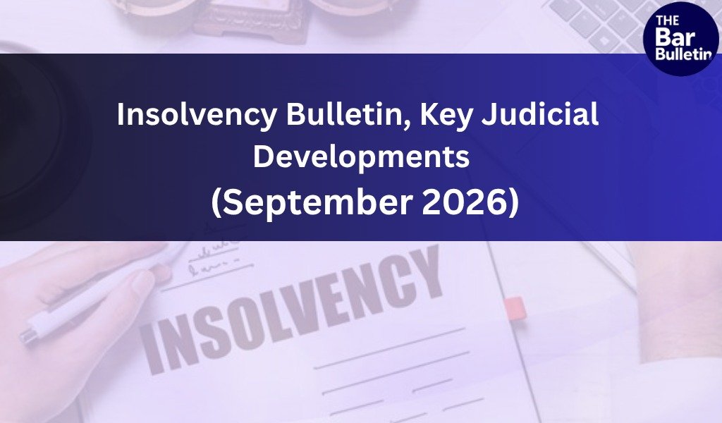 September 2026 Insolvency Developments