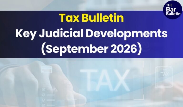 September 2026 Tax Judicial Developments