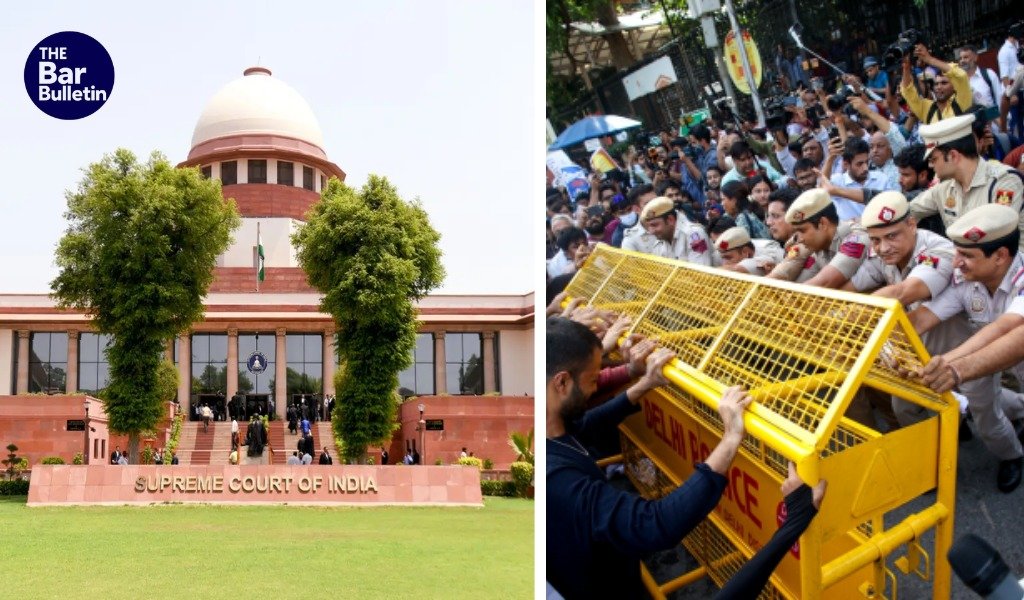Supreme Court Delhi Protest Petitions